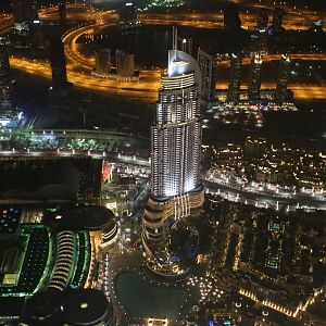 Вид с Бурдж Халифы в Дубаи