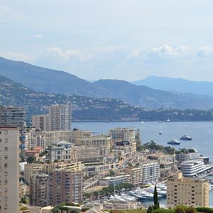 Вид на Монако с высоты